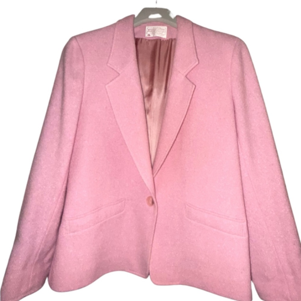 Women's Pink Vintage Pendleton Blazer